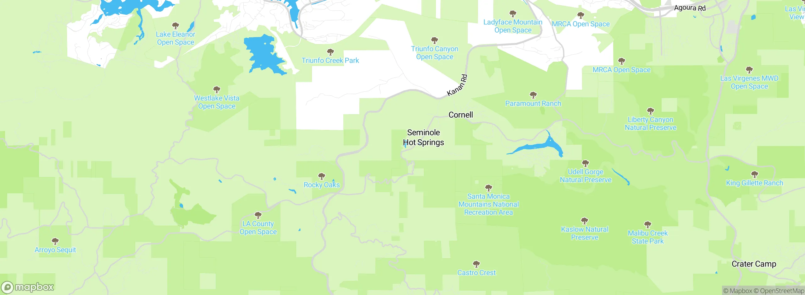 Map showing approximate location