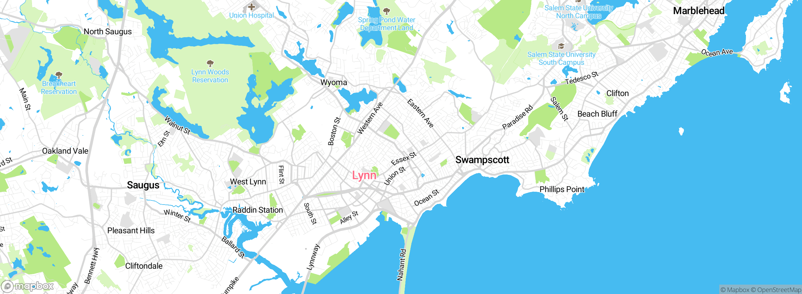 Map showing approximate location