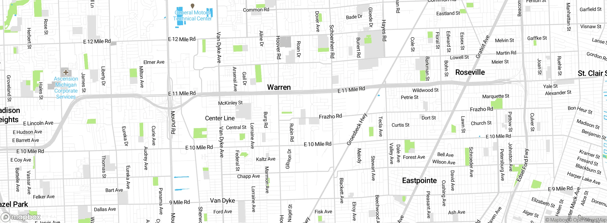 Map showing approximate location