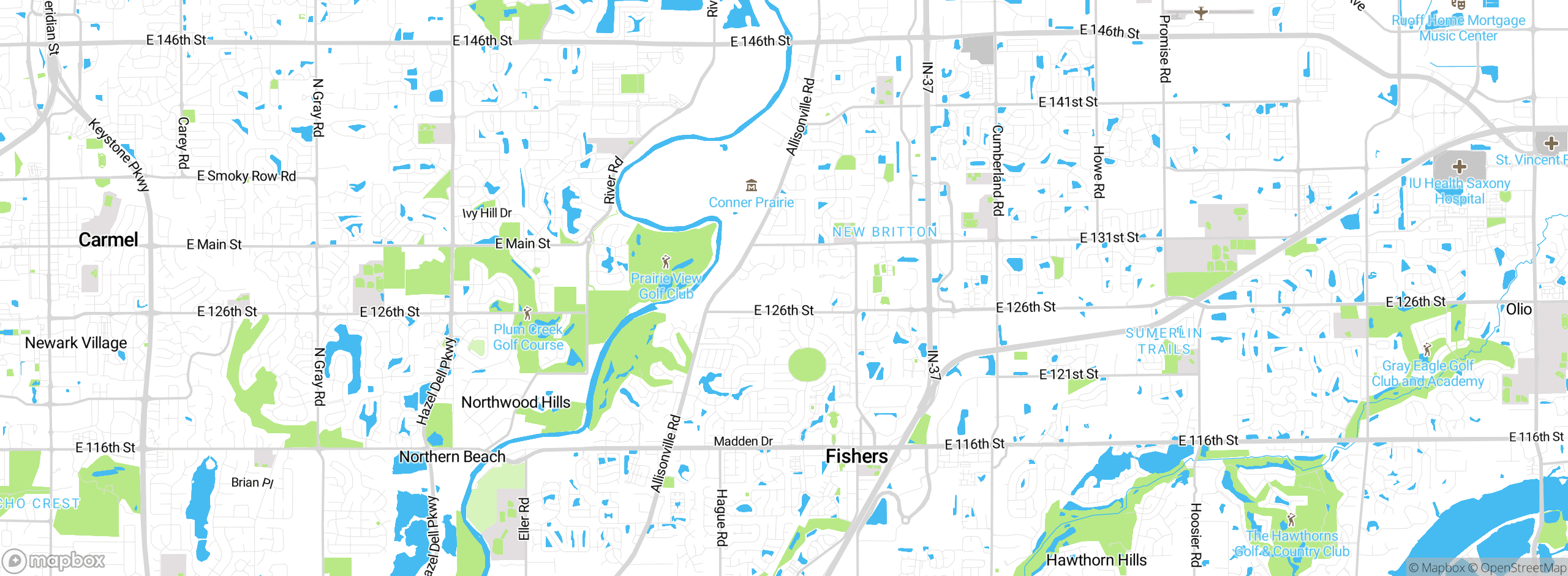 Map showing approximate location