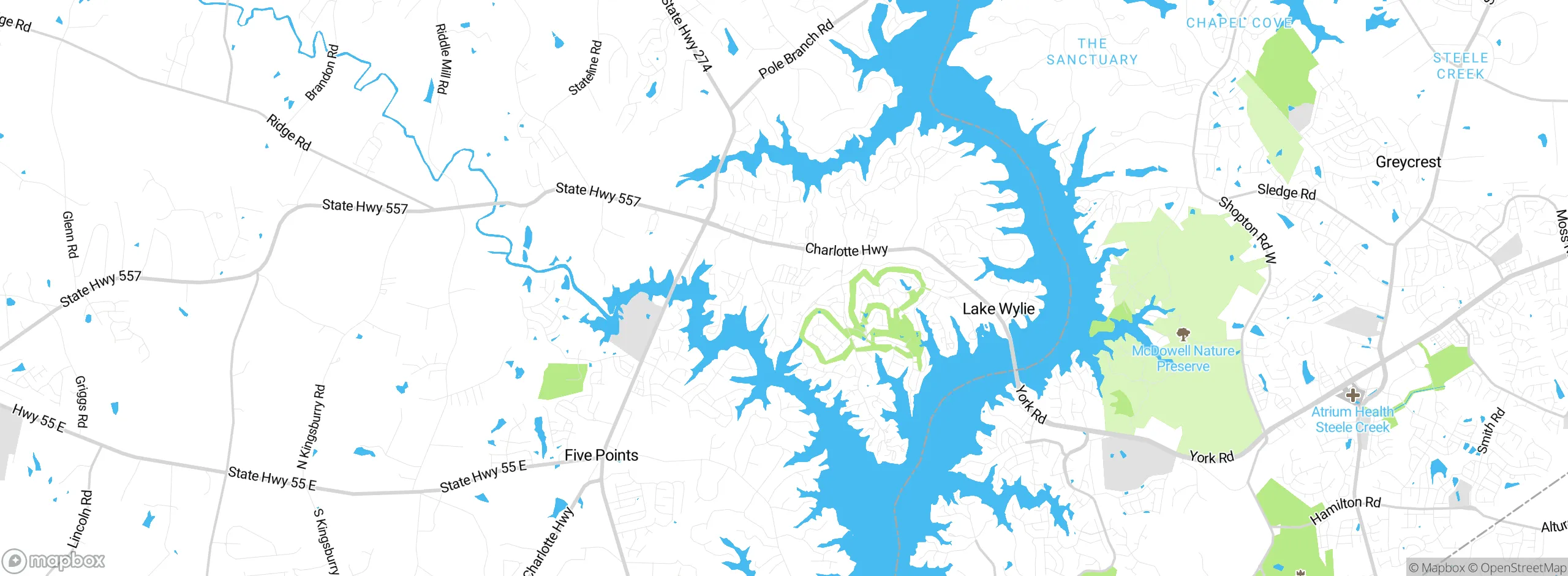 Map showing approximate location