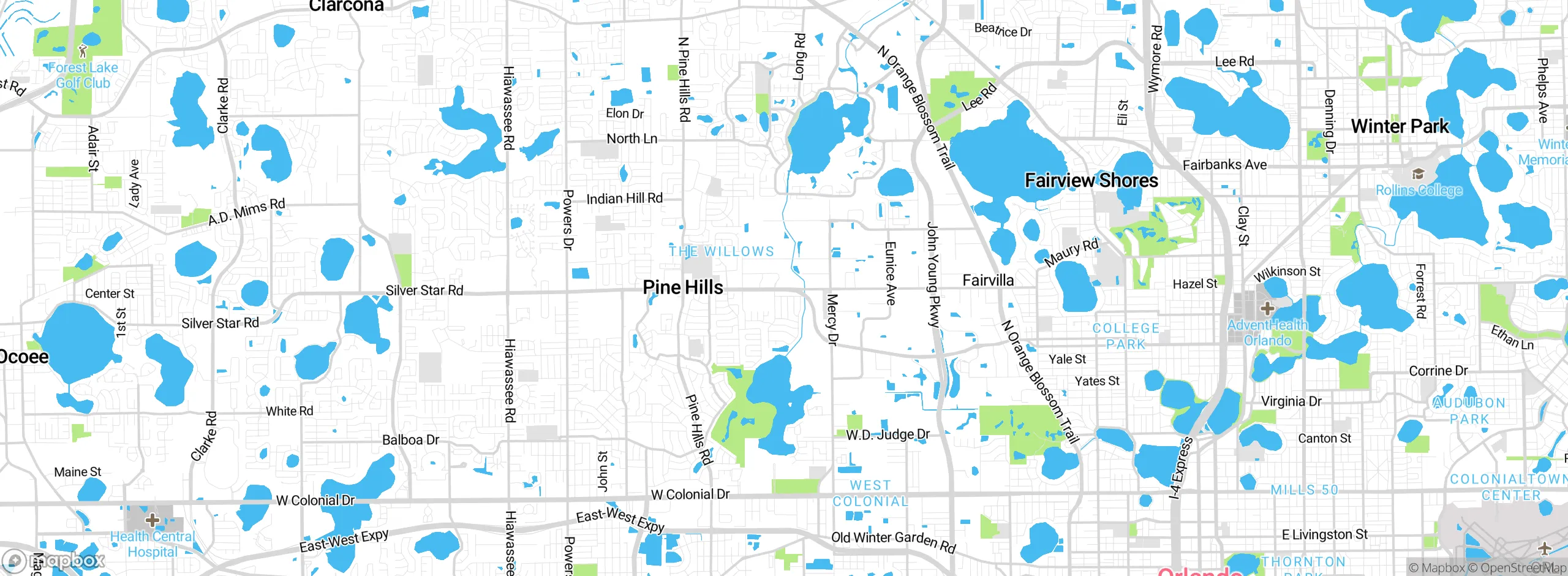 Map showing approximate location