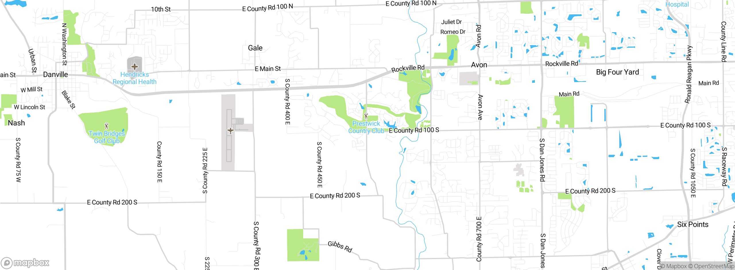Map showing approximate location