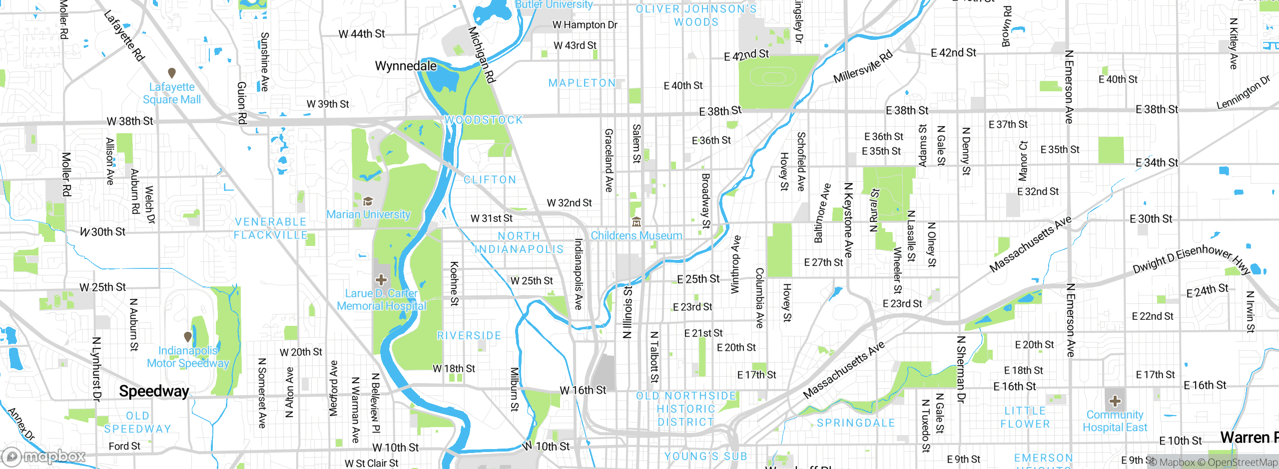 Map showing approximate location