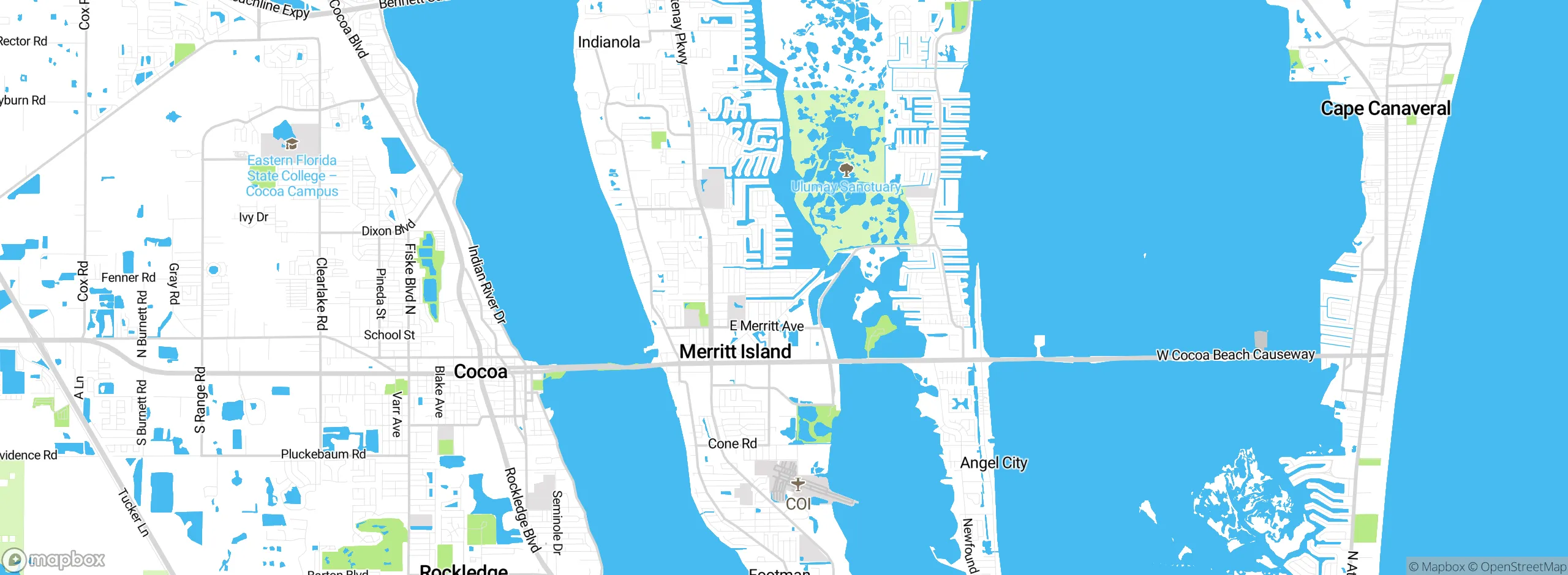 Map showing approximate location