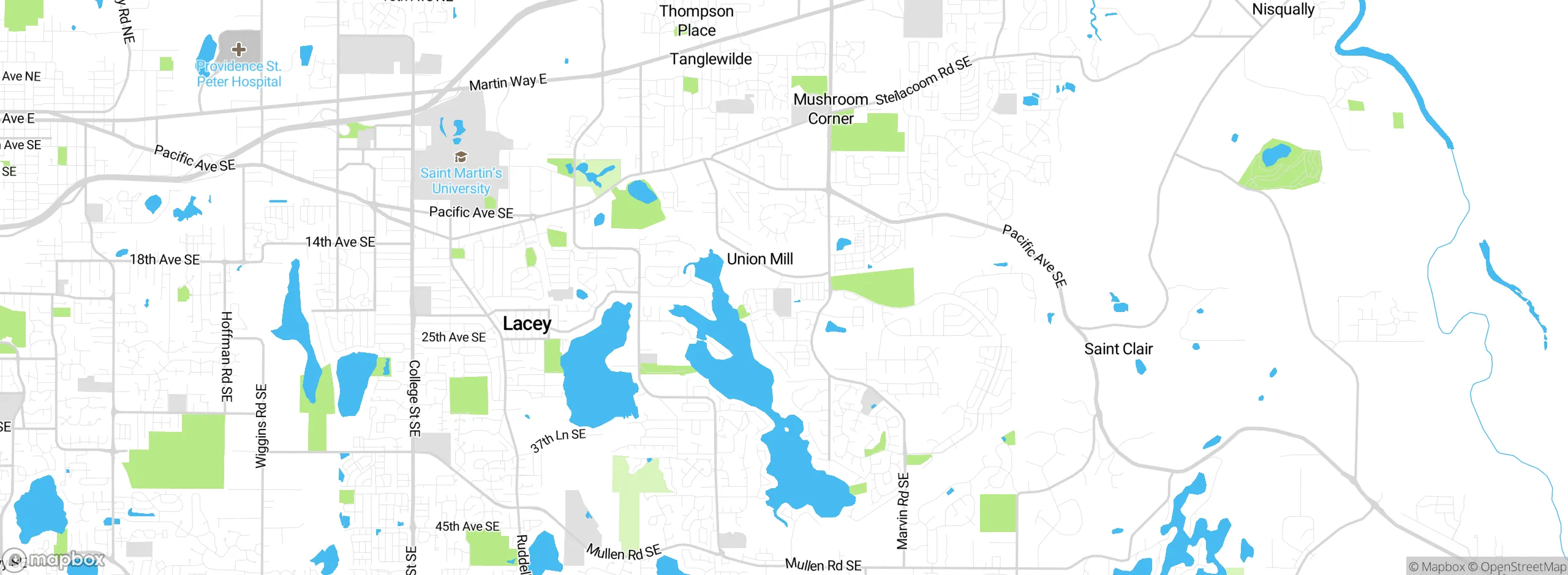 Map showing approximate location