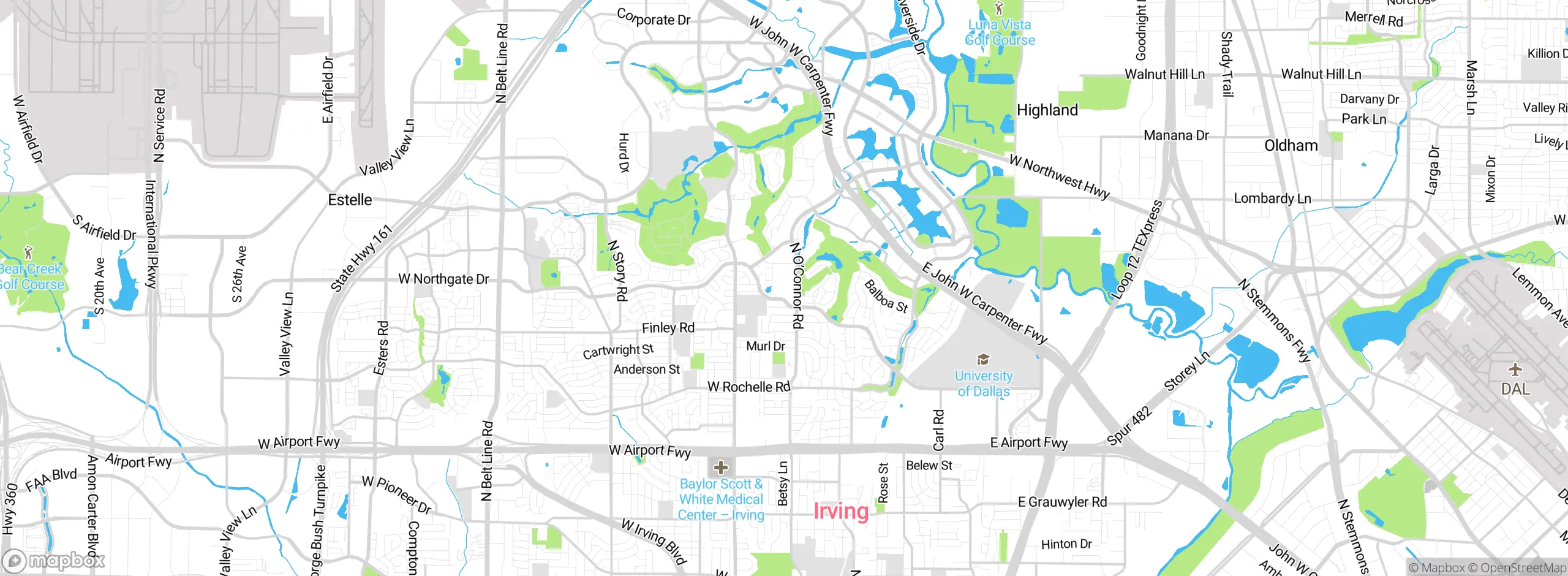 Map showing approximate location