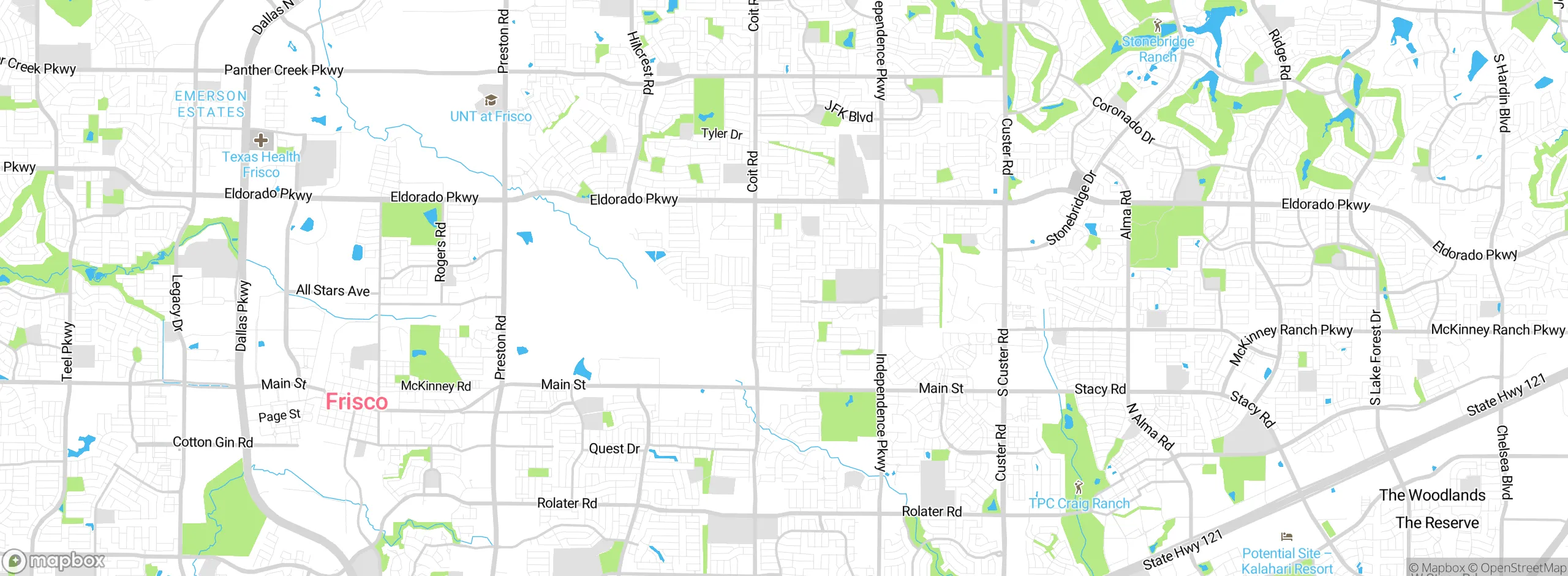 Map showing approximate location