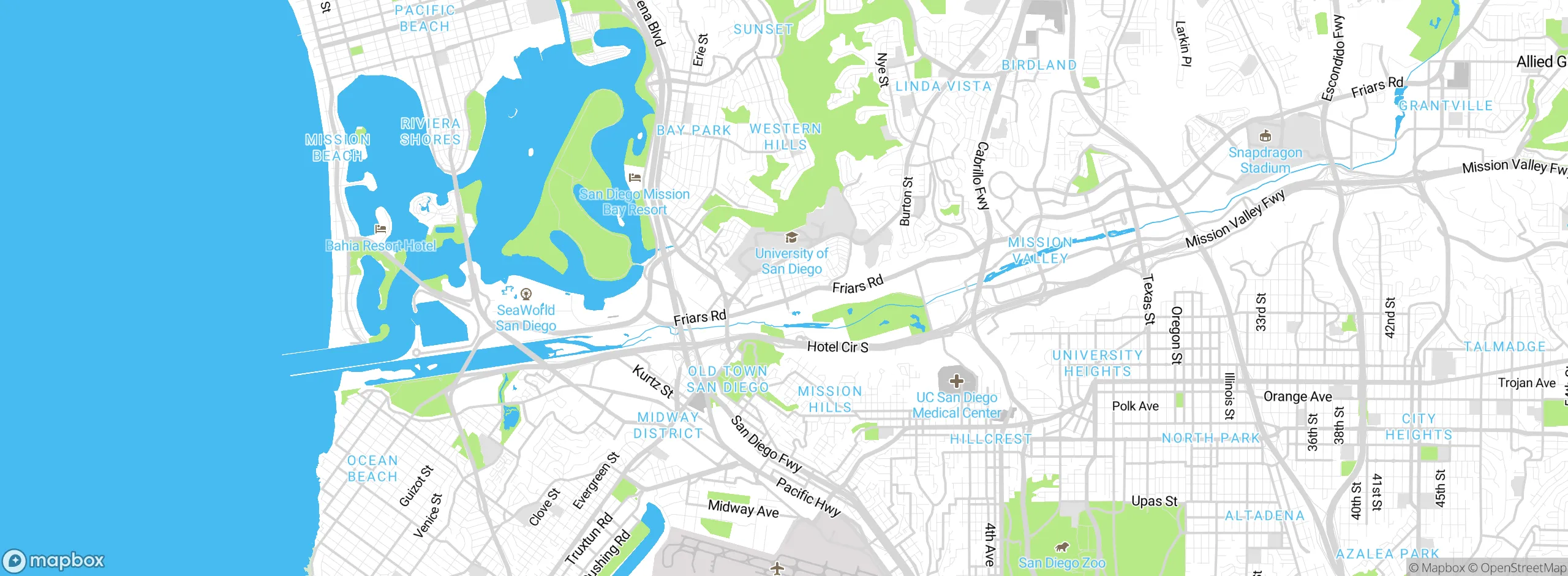 Map showing approximate location
