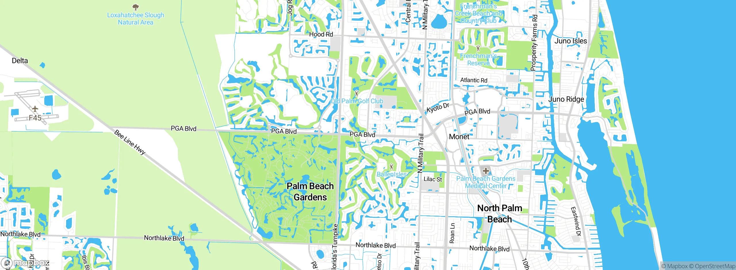 Map showing approximate location
