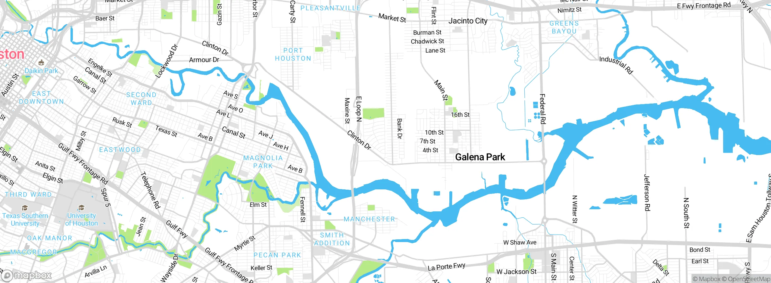 Map showing approximate location