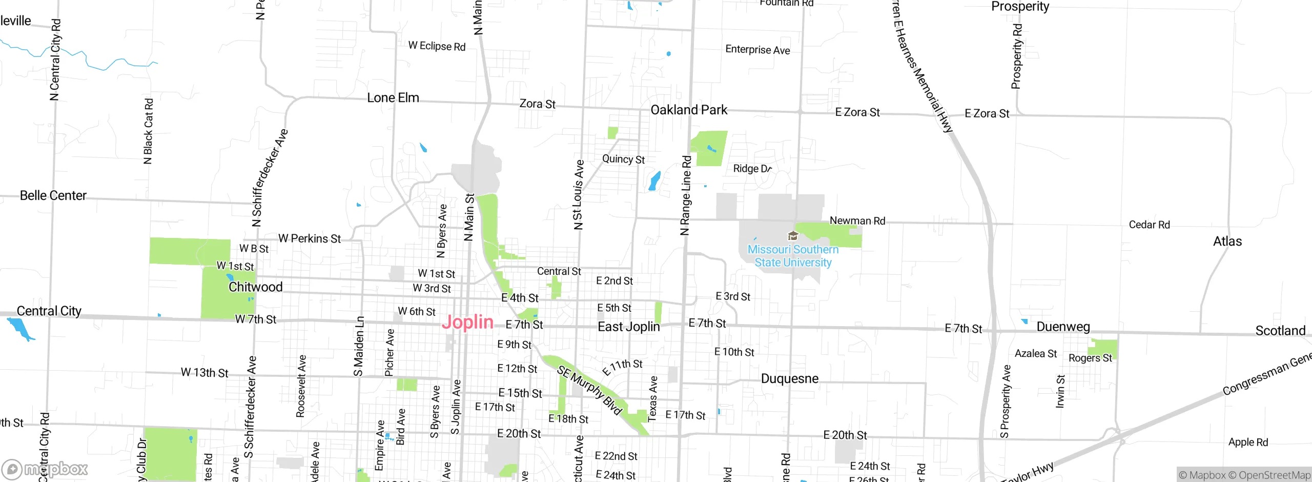 Map showing approximate location