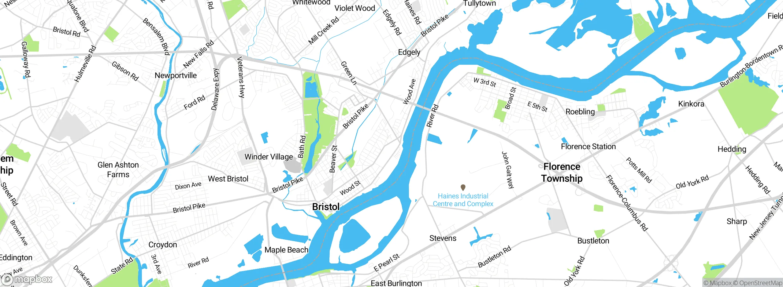 Map showing approximate location