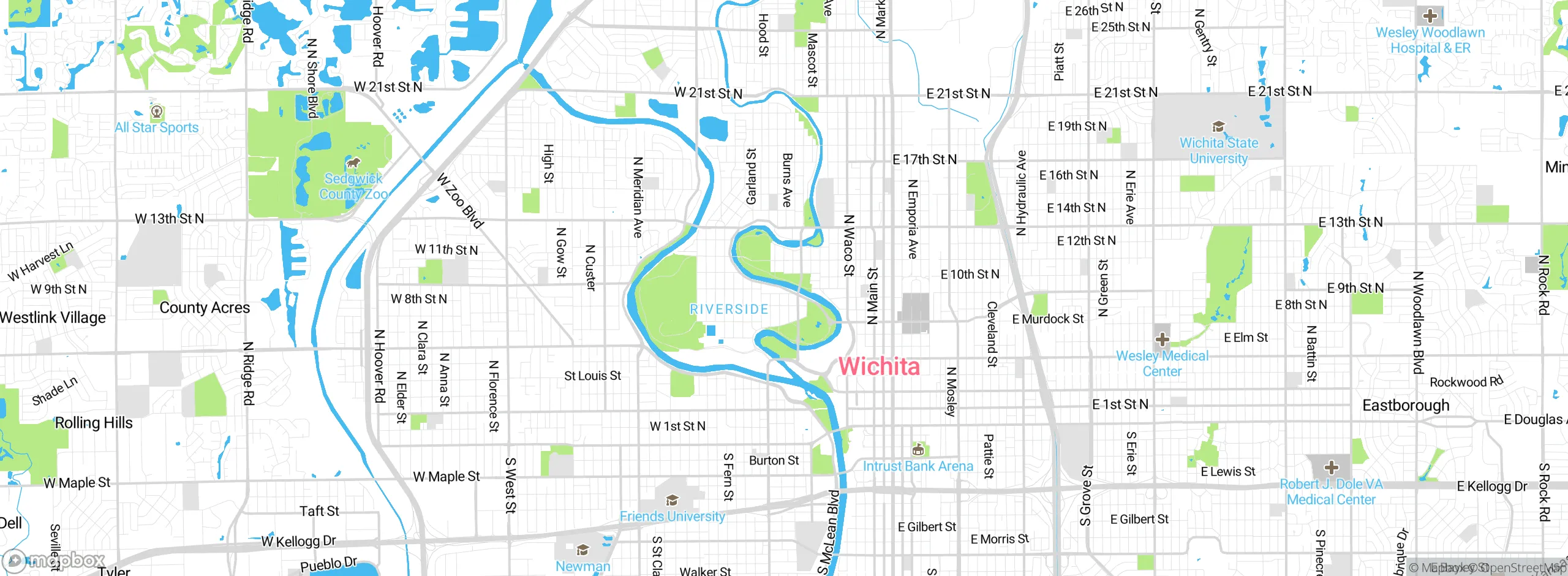 Map showing approximate location