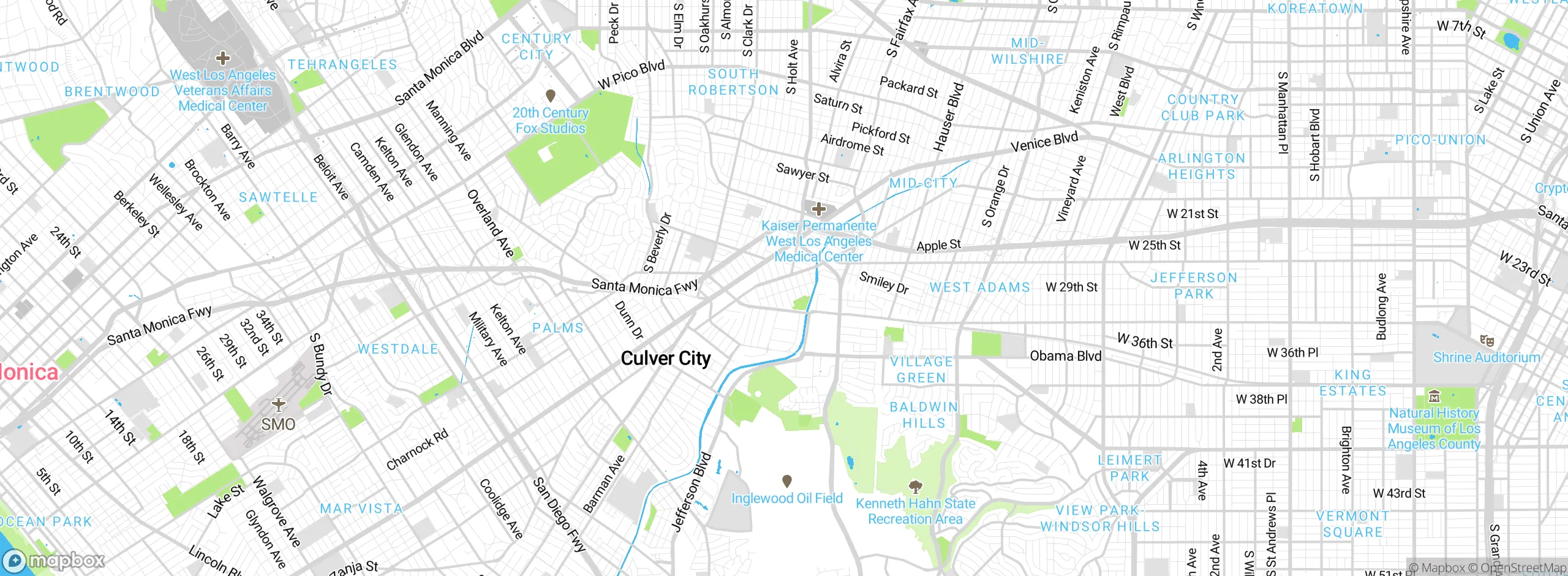 Map showing approximate location