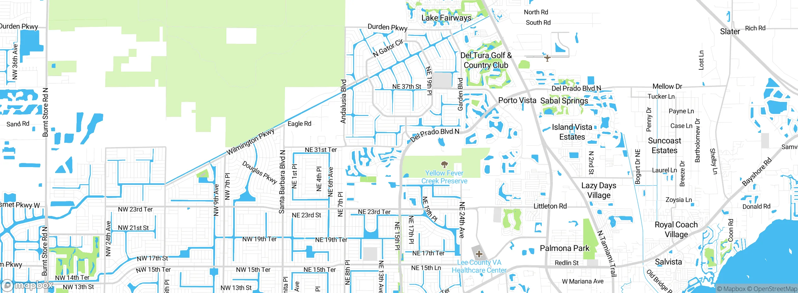 Map showing approximate location