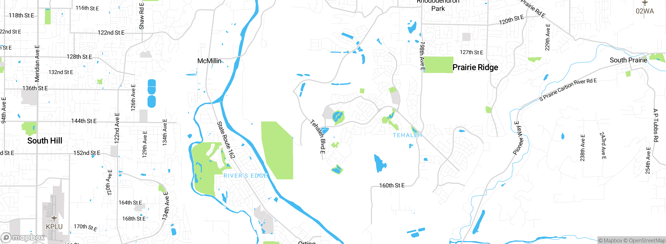 Map showing approximate location