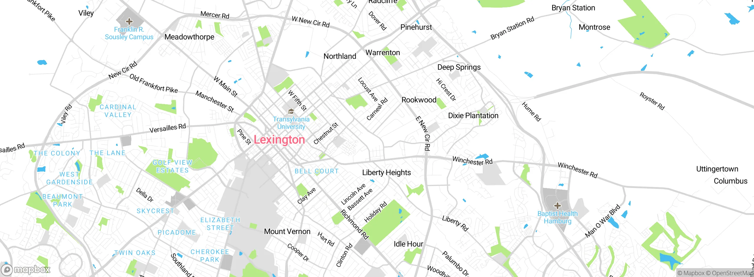 Map showing approximate location