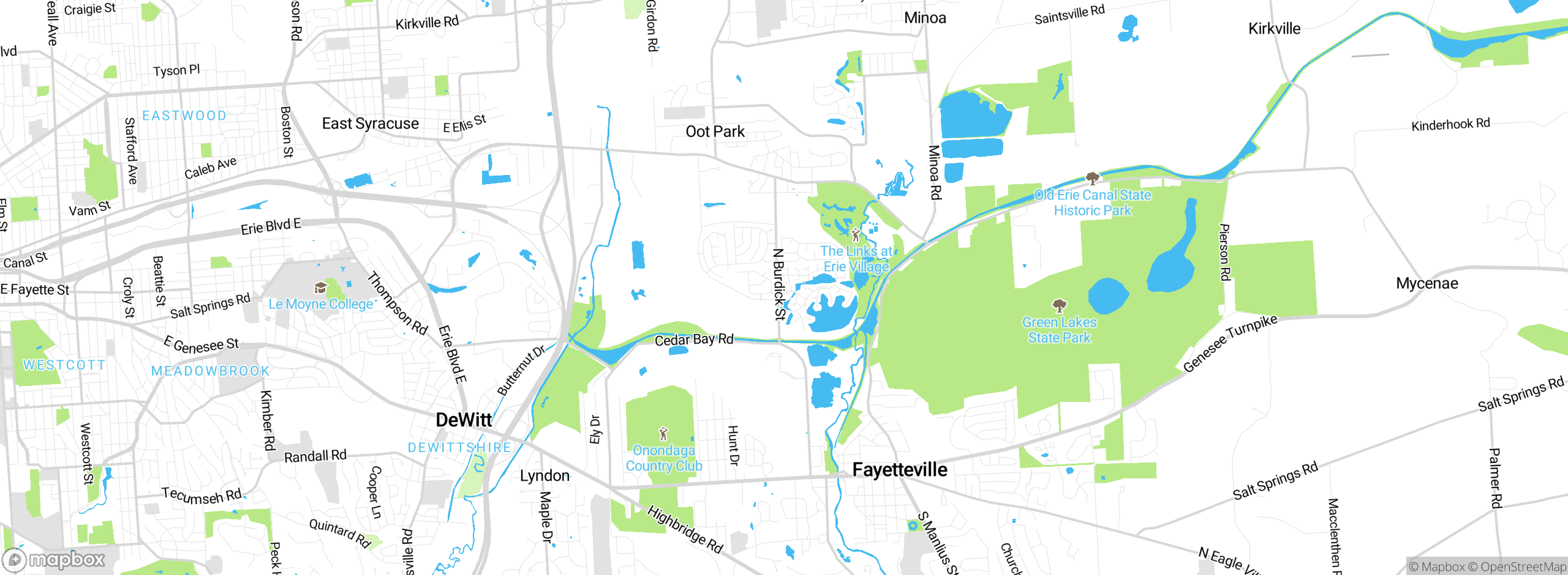 Map showing approximate location