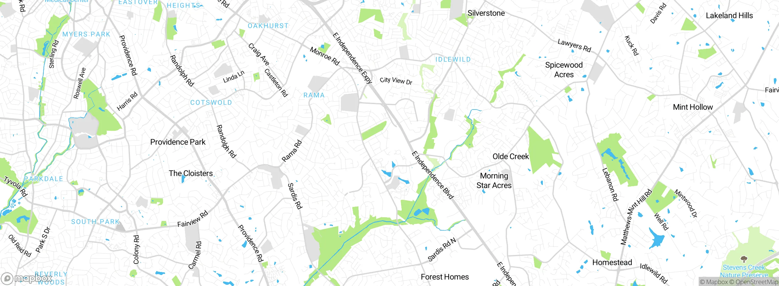 Map showing approximate location