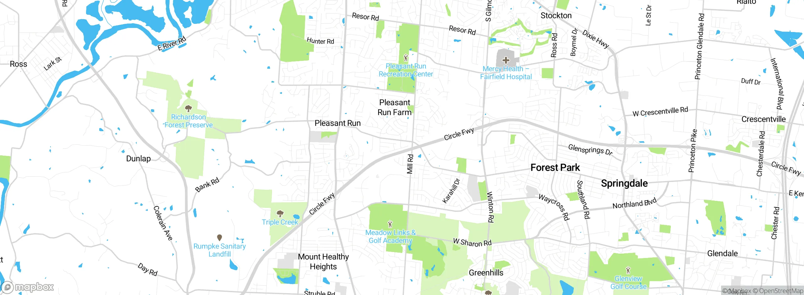 Map showing approximate location