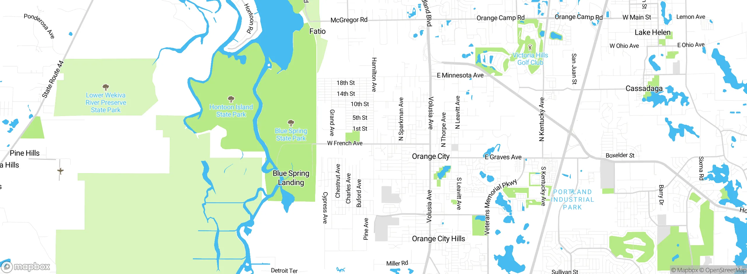 Map showing approximate location