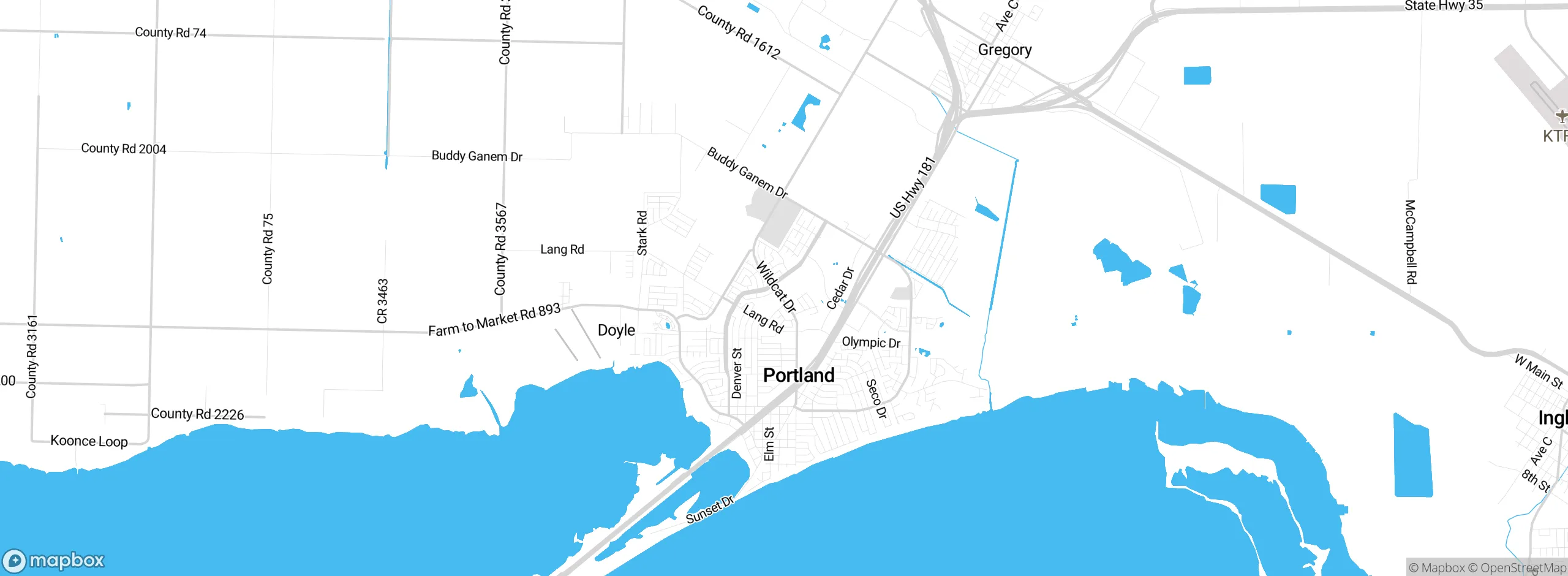 Map showing approximate location
