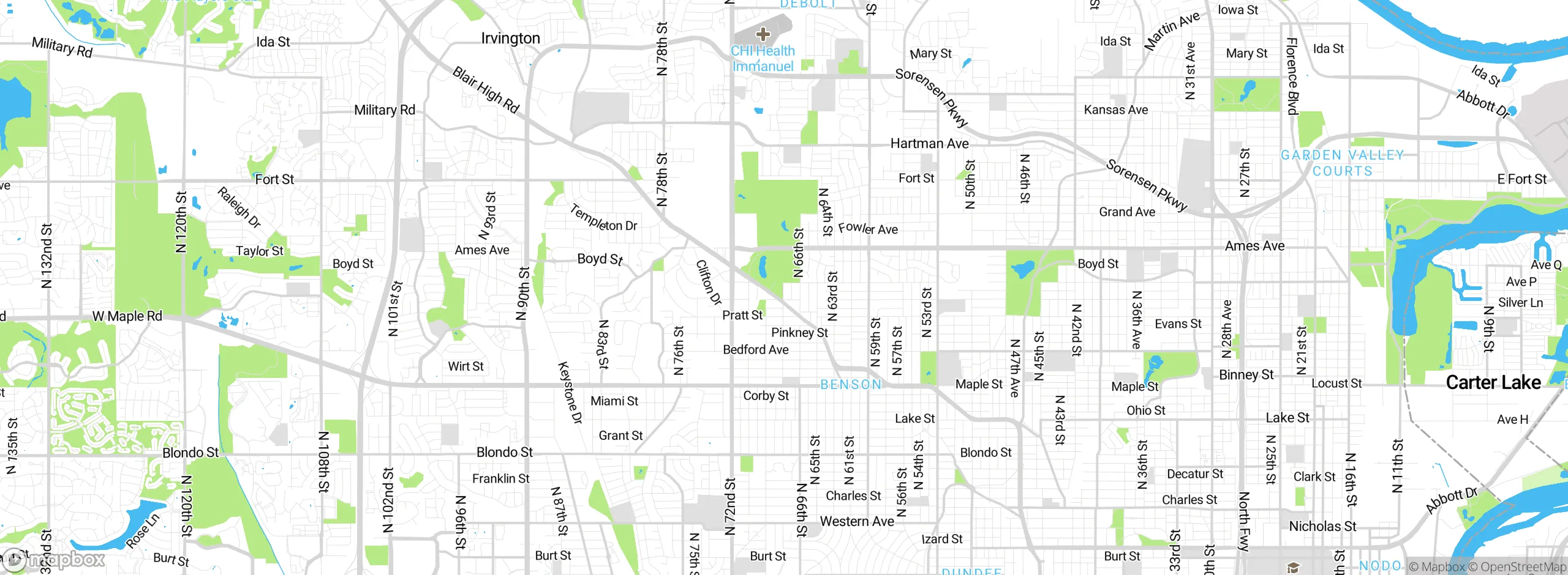 Map showing approximate location