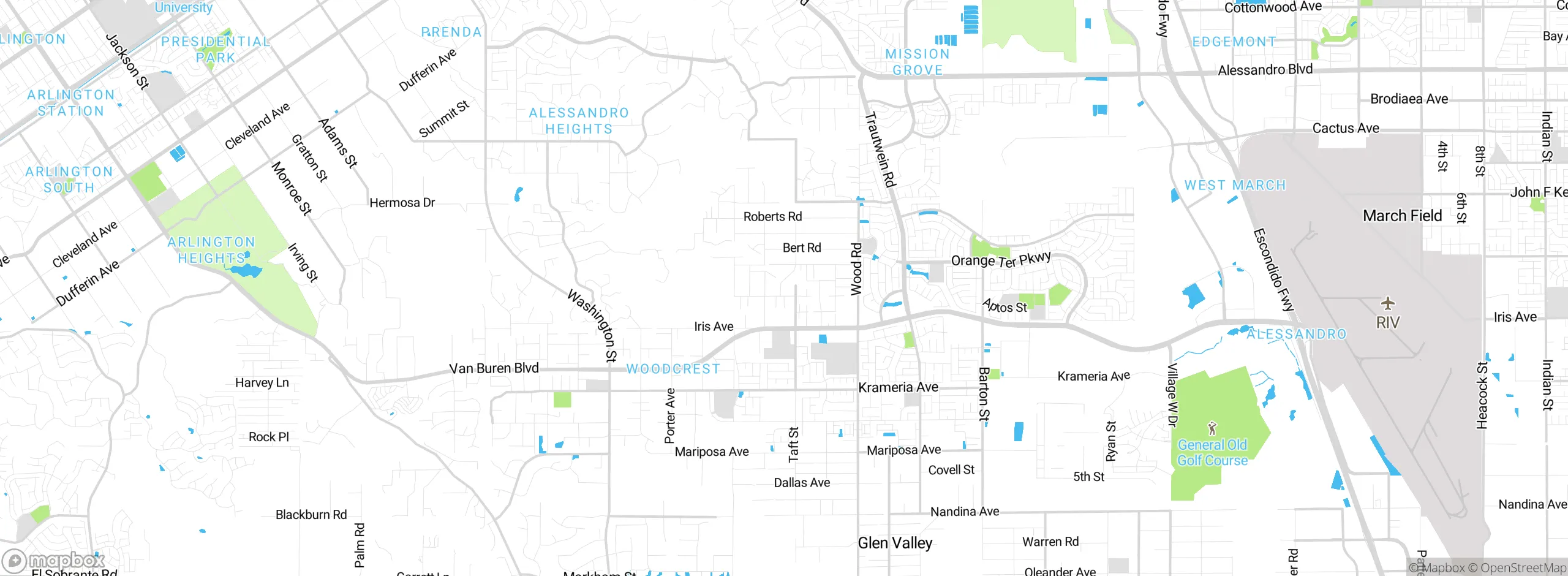 Map showing approximate location