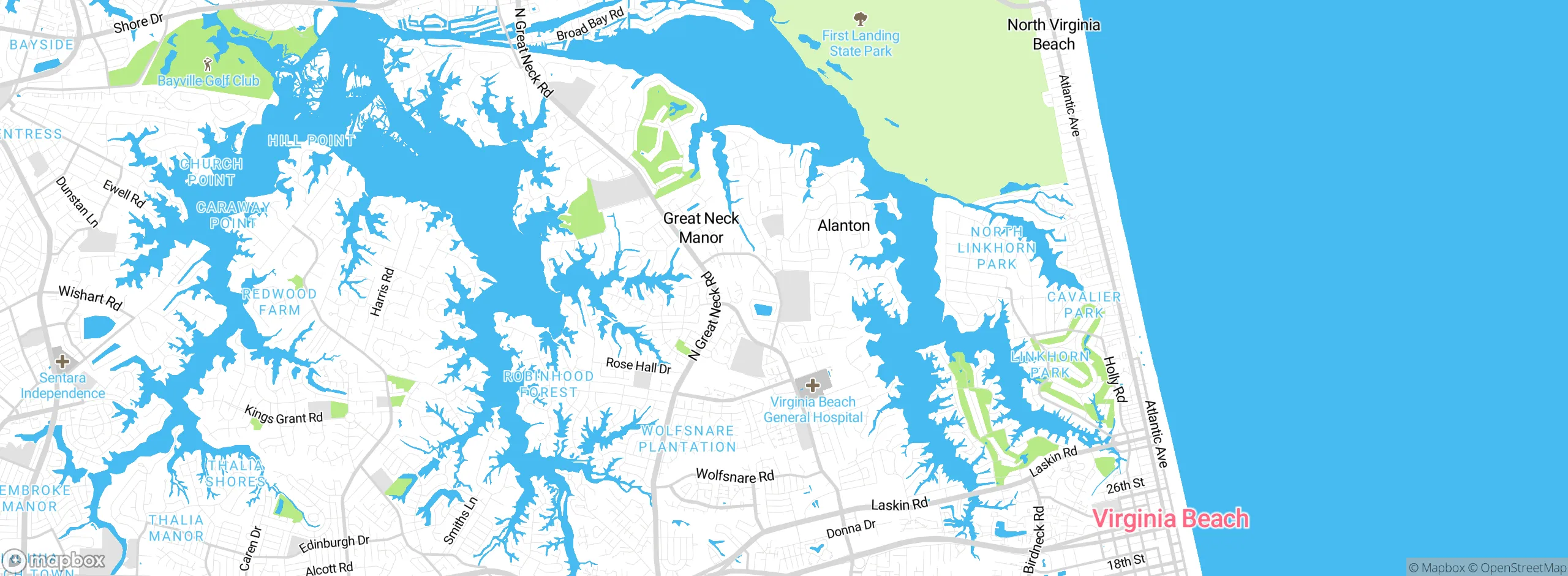 Map showing approximate location
