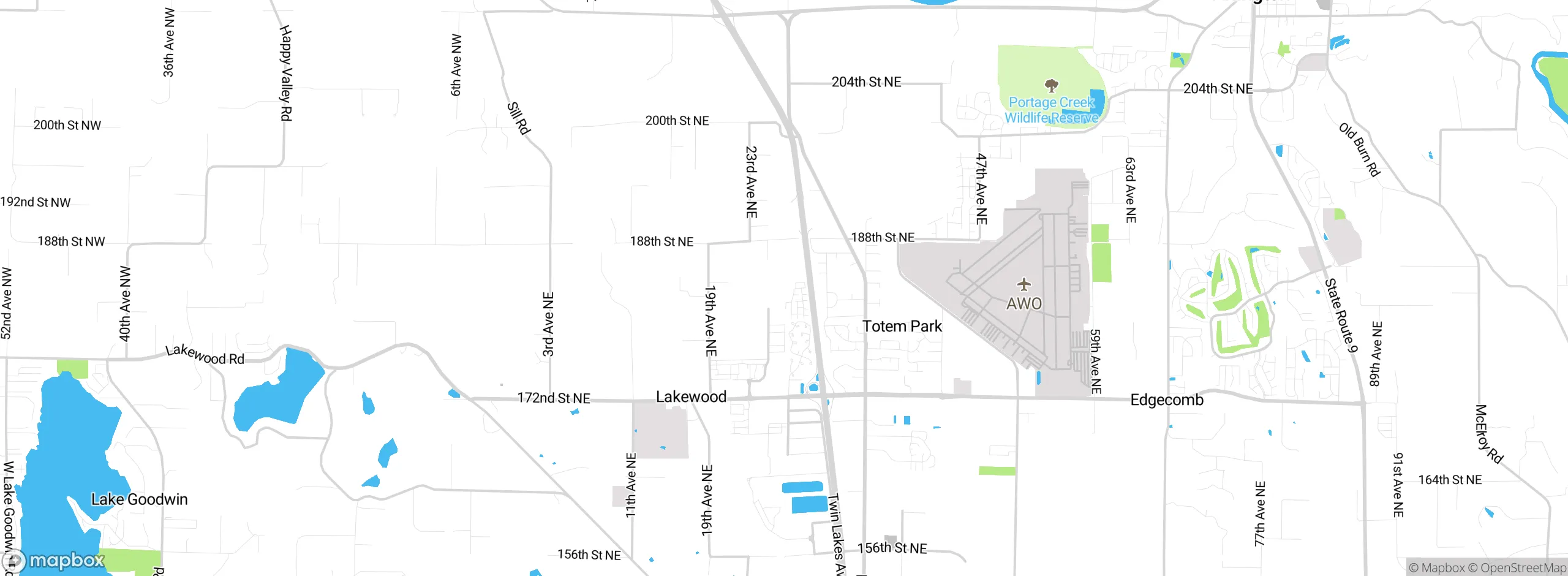 Map showing approximate location