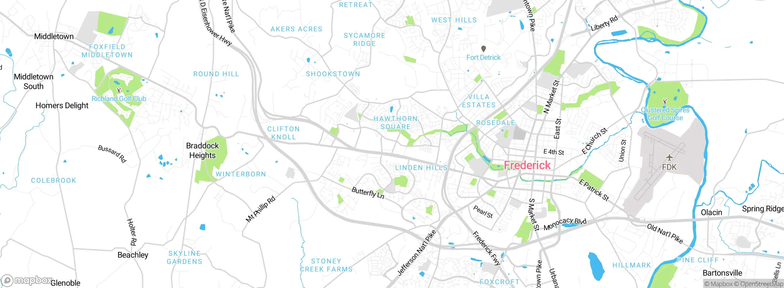 Map showing approximate location
