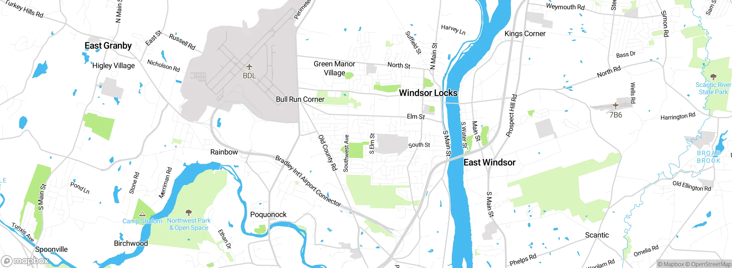 Map showing approximate location