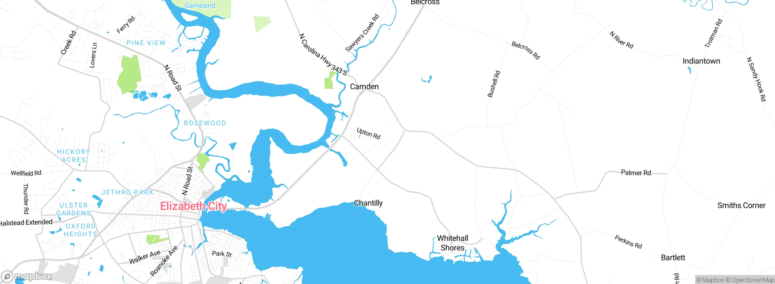 Map showing approximate location