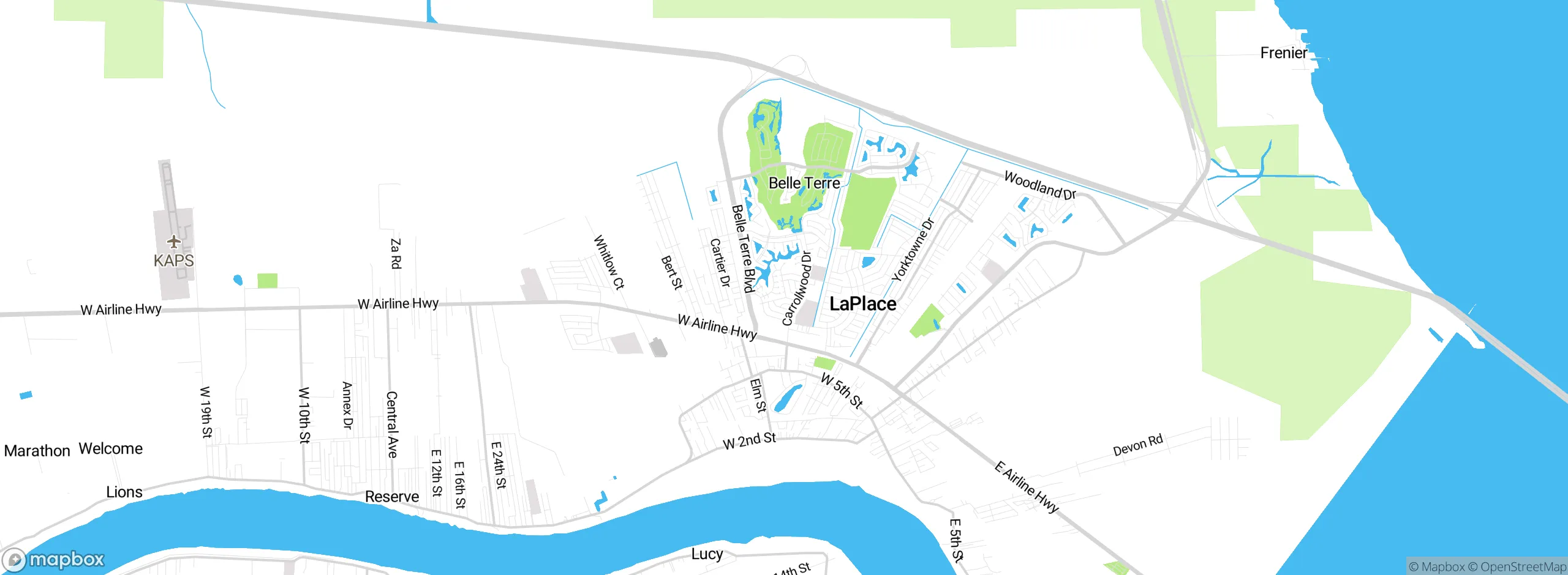 Map showing approximate location