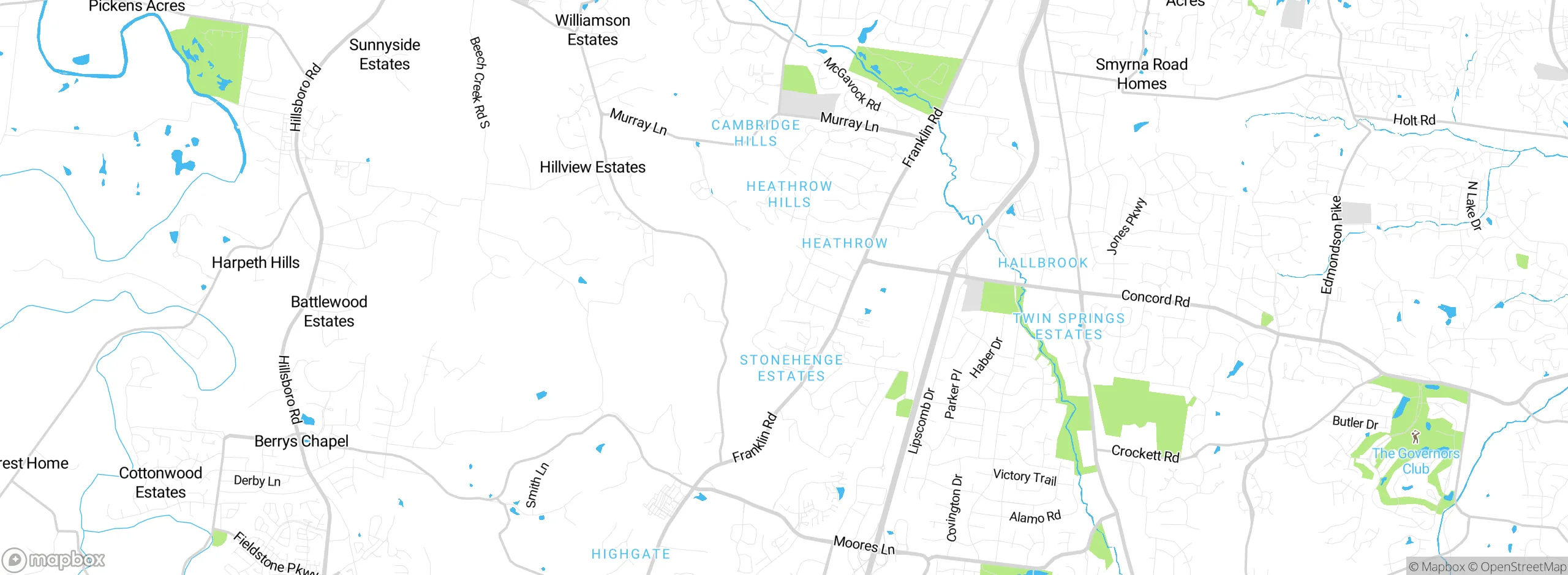 Map showing approximate location