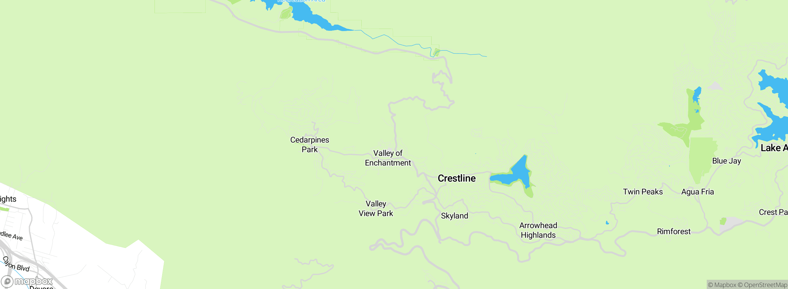 Map showing approximate location