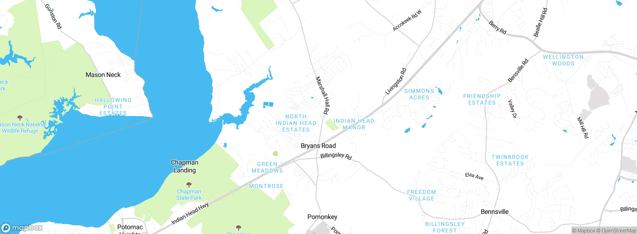Map showing approximate location
