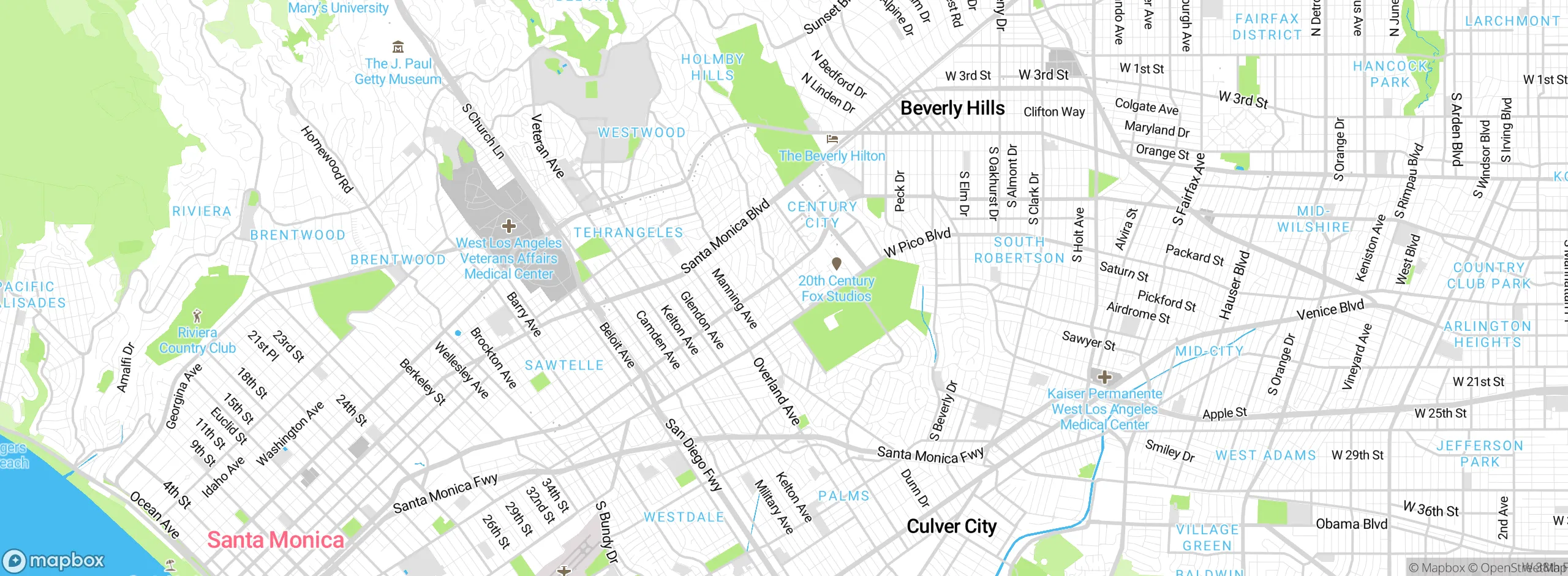 Map showing approximate location