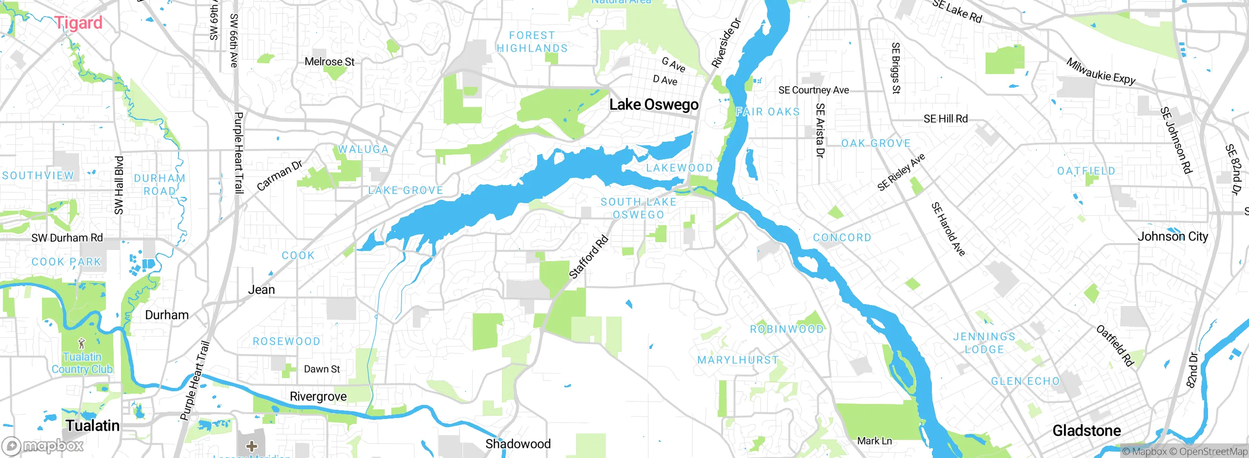 Map showing approximate location