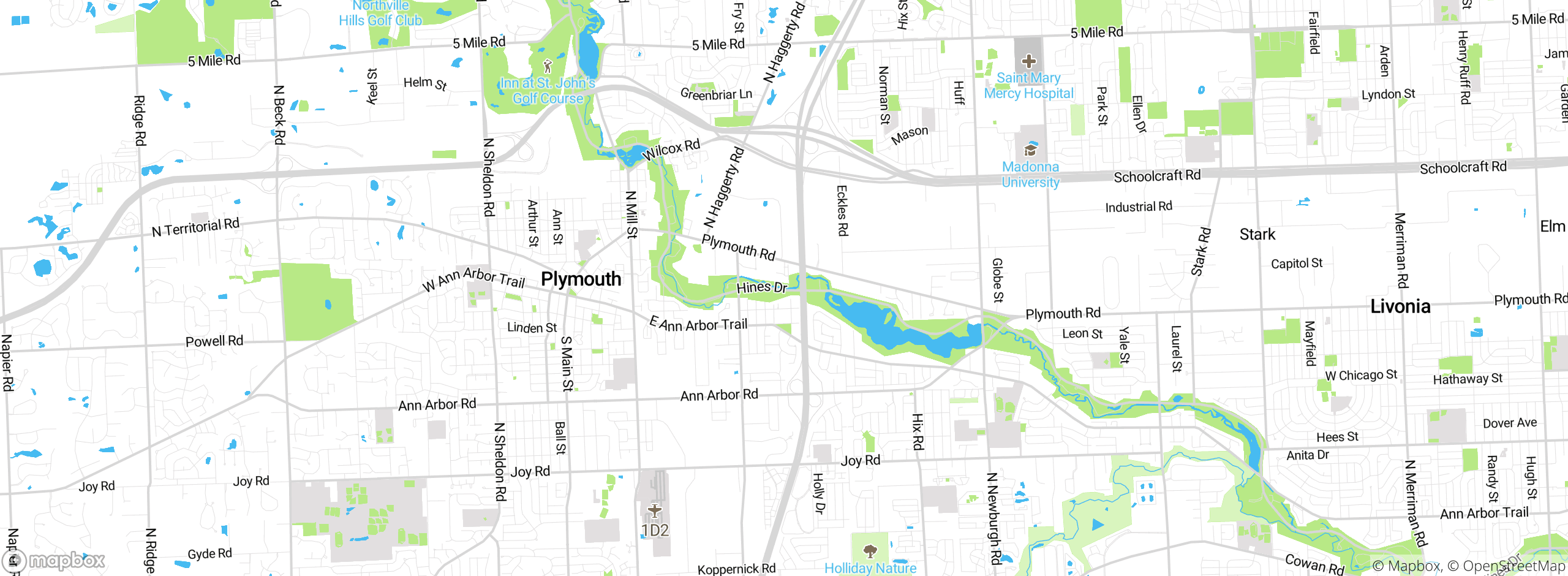 Map showing approximate location