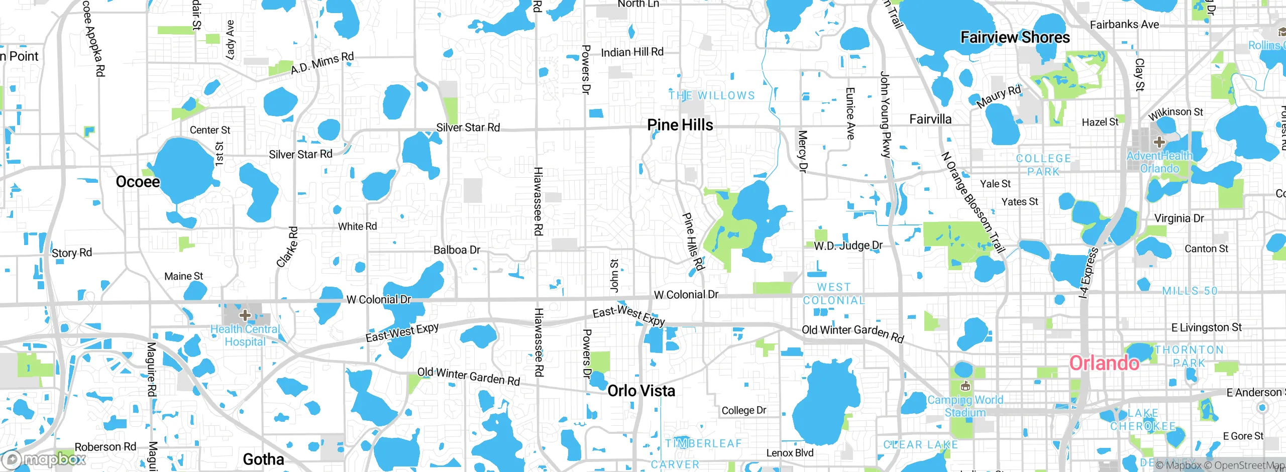 Map showing approximate location
