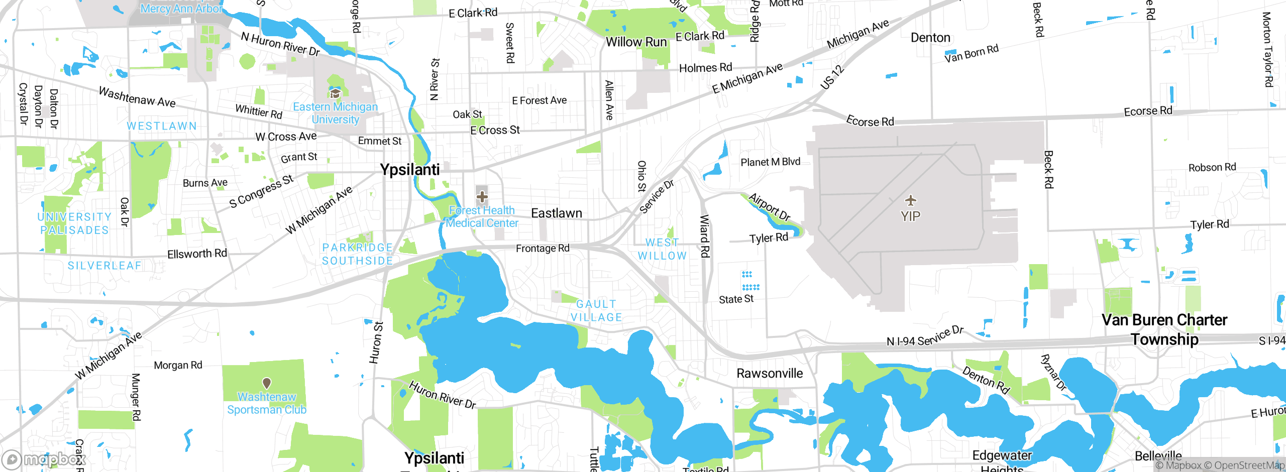 Map showing approximate location