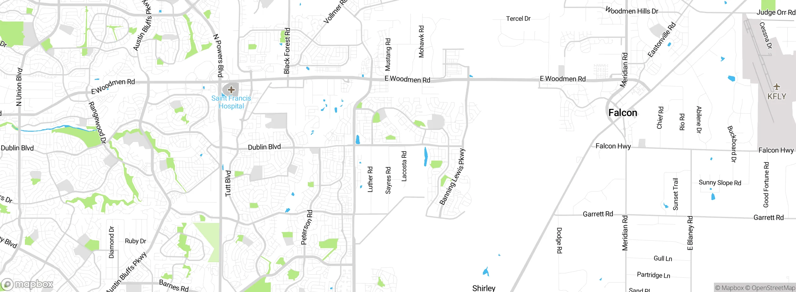 Map showing approximate location