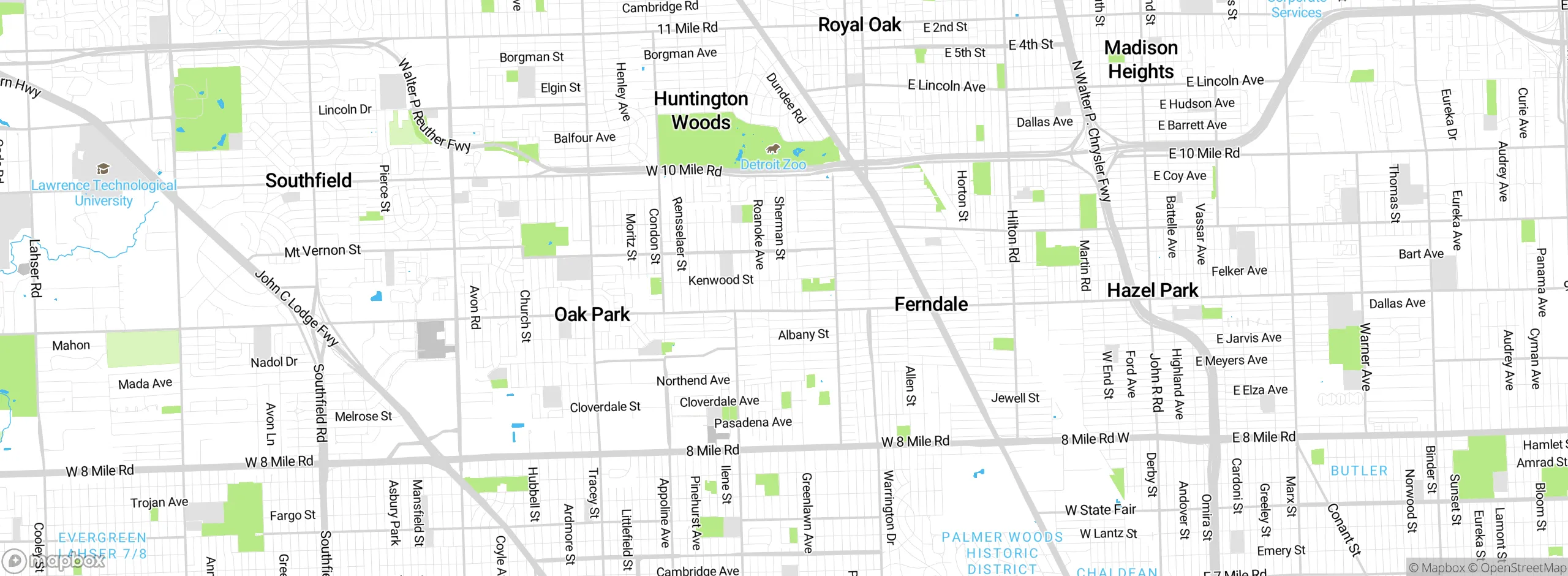 Map showing approximate location