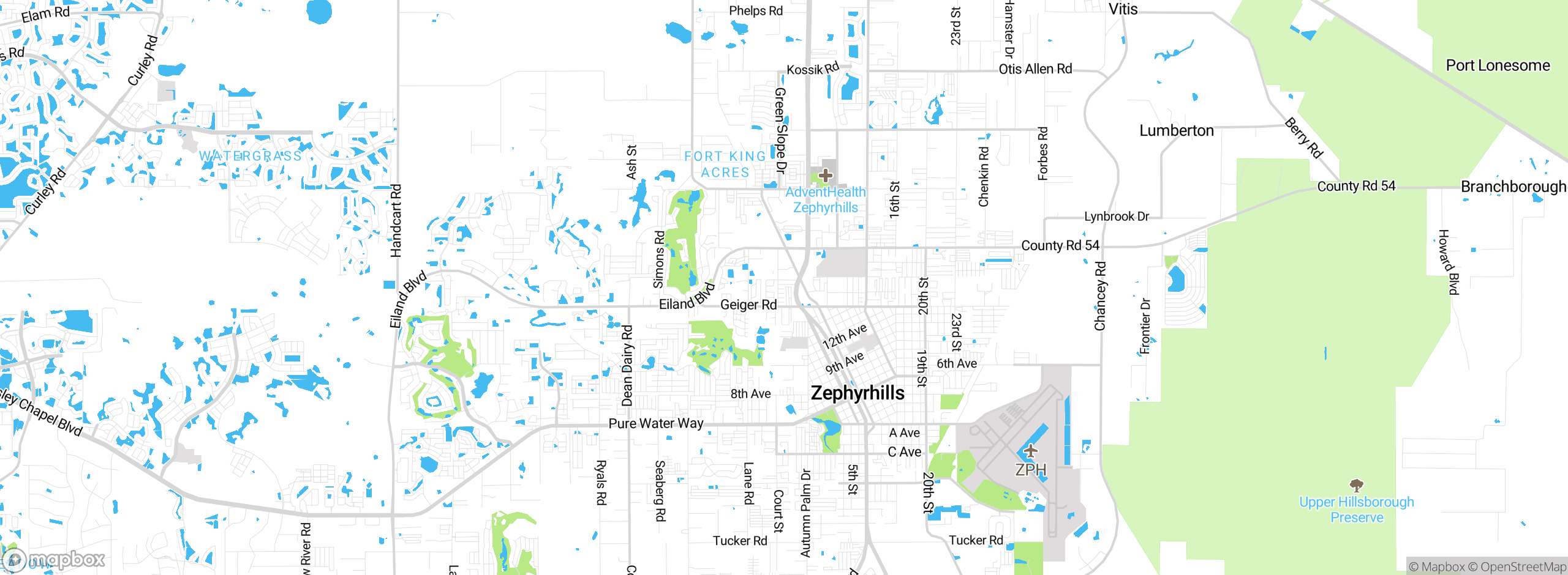 Map showing approximate location