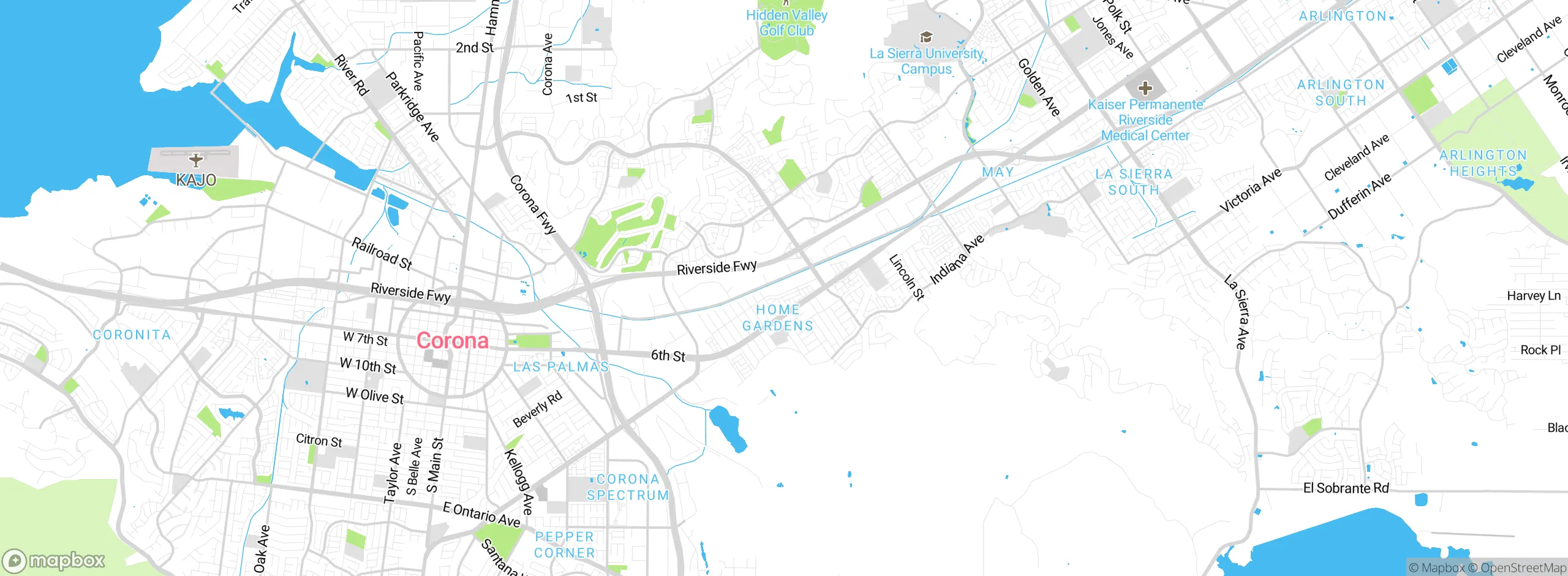 Map showing approximate location