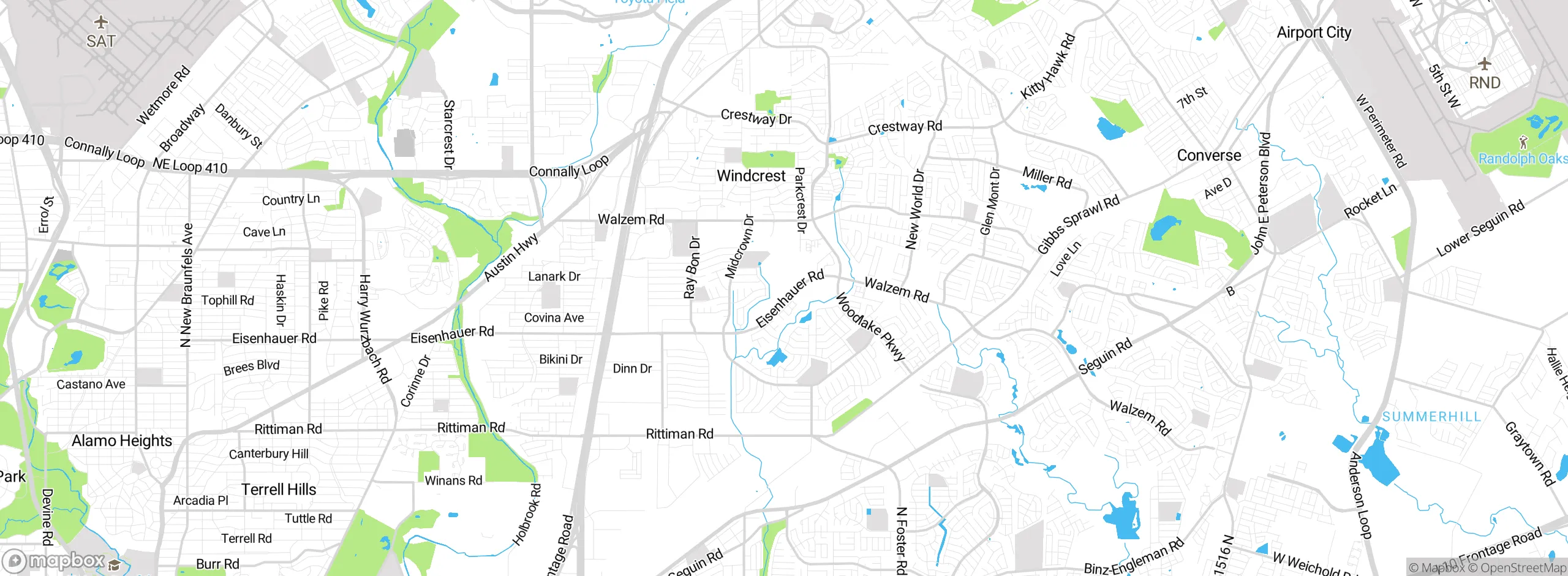Map showing approximate location