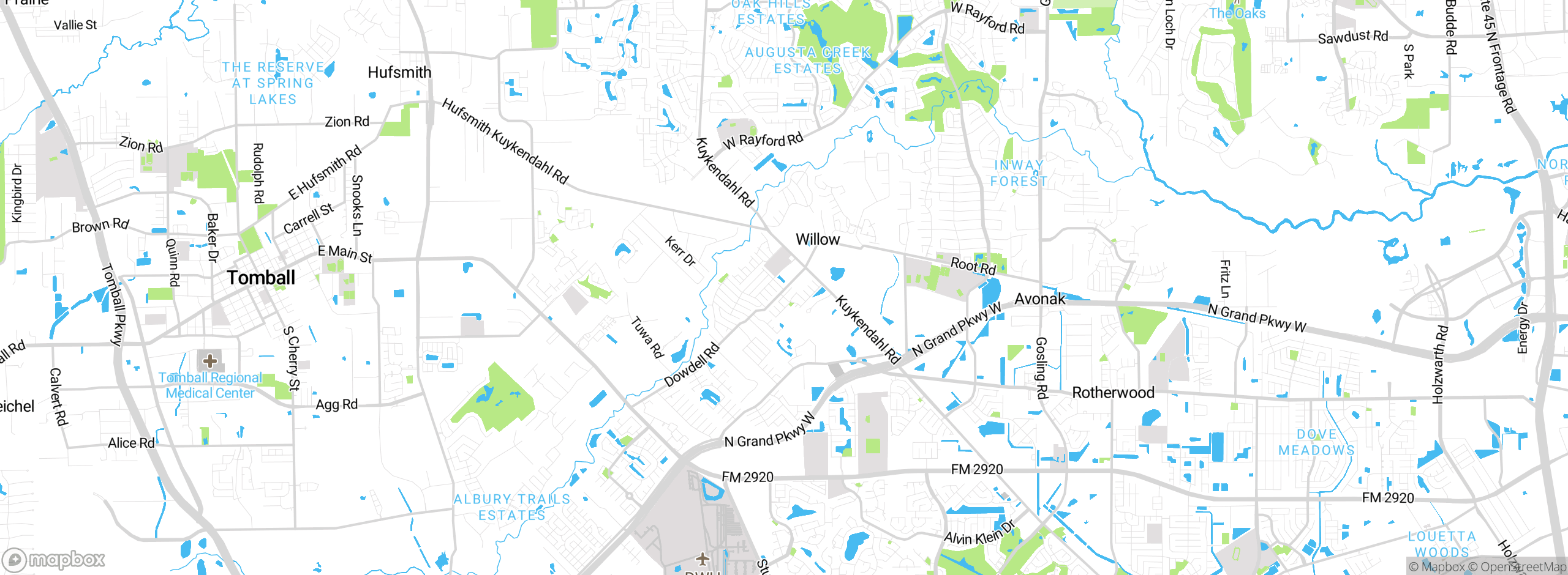 Map showing approximate location