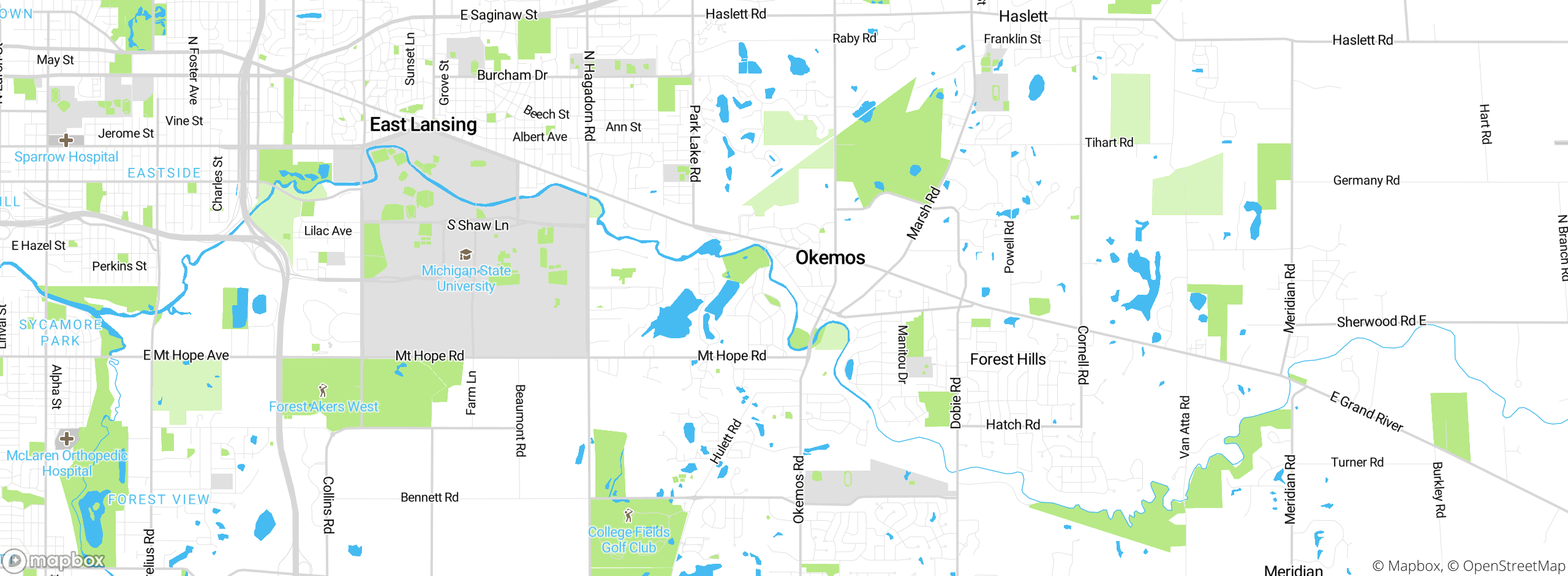 Map showing approximate location